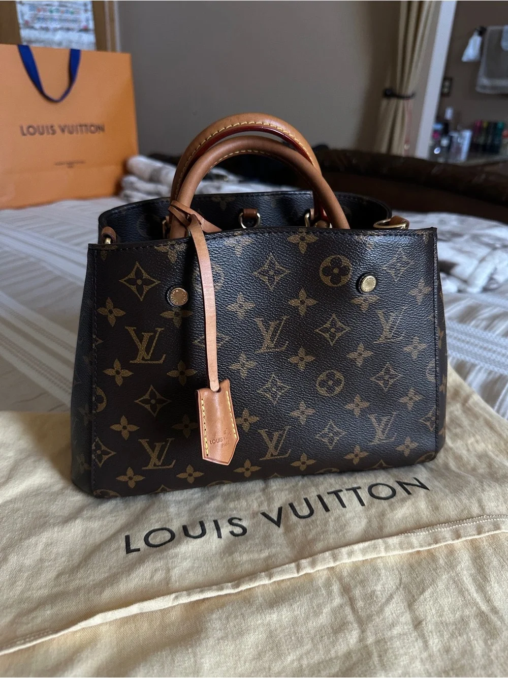 Louis Vuitton Monogram Canvas Shoulder Bag comes with Dust Bag